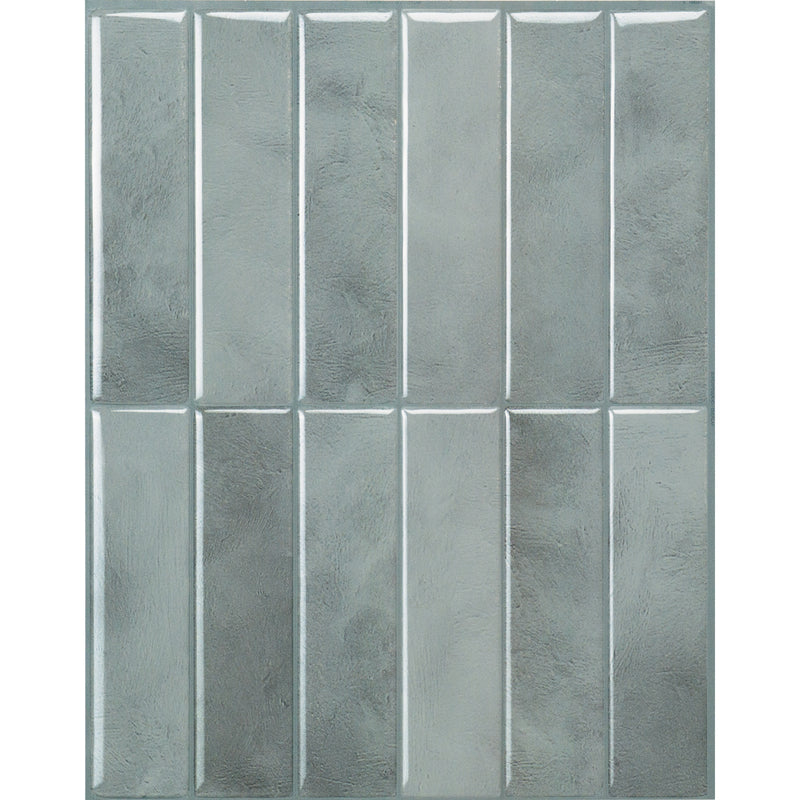 MOROCCO Grey peel and stick backsplash tile smart tiles for kitchen, bathroom, vr and fireplace