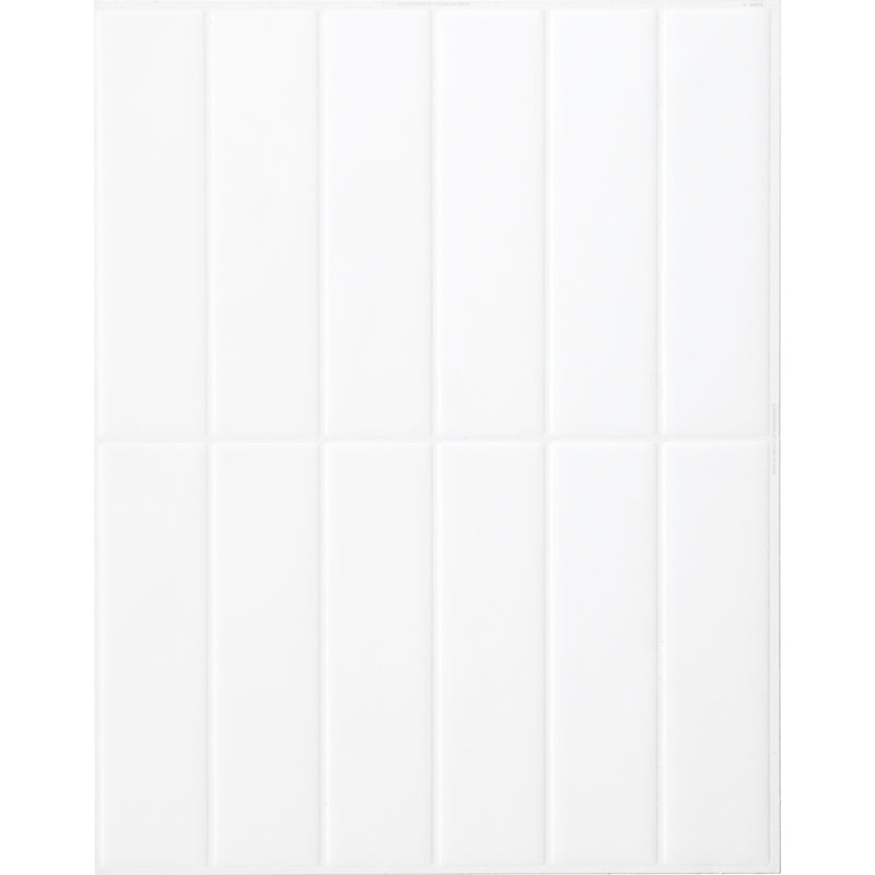 MOROCCO white peel and stick backsplash tile smart tiles for kitchen, bathroom, vr and fireplace