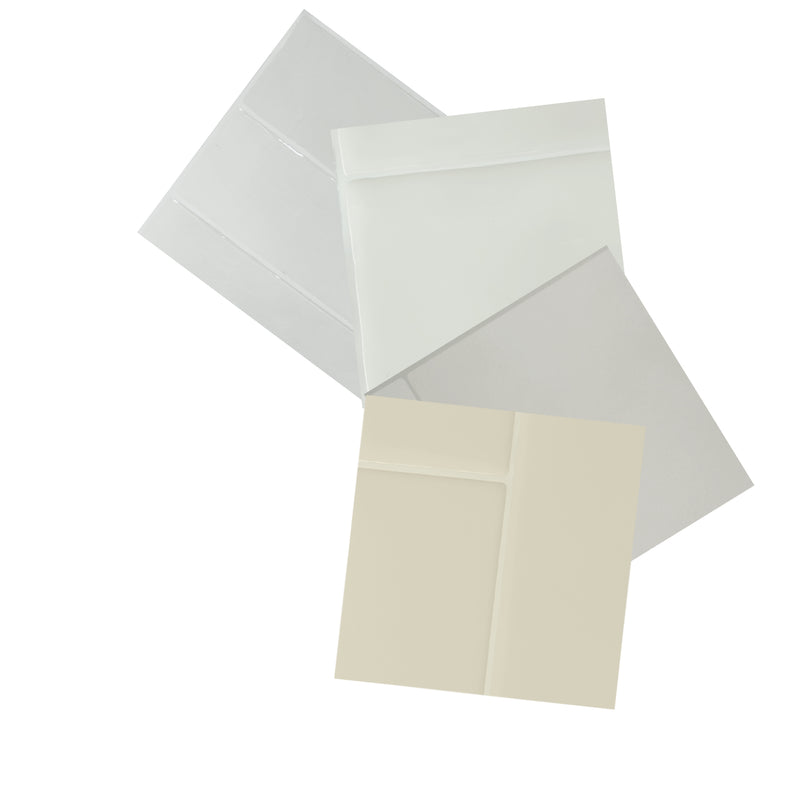 peel and stick backsplash tile sample kit off white smart tiles for kitchen, bathroom, vr and fireplace
