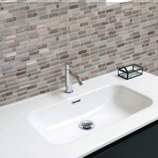 bathroom peel and stick backsplash tiles CRESCENDO Beige, Brown, Grey Smart Tiles