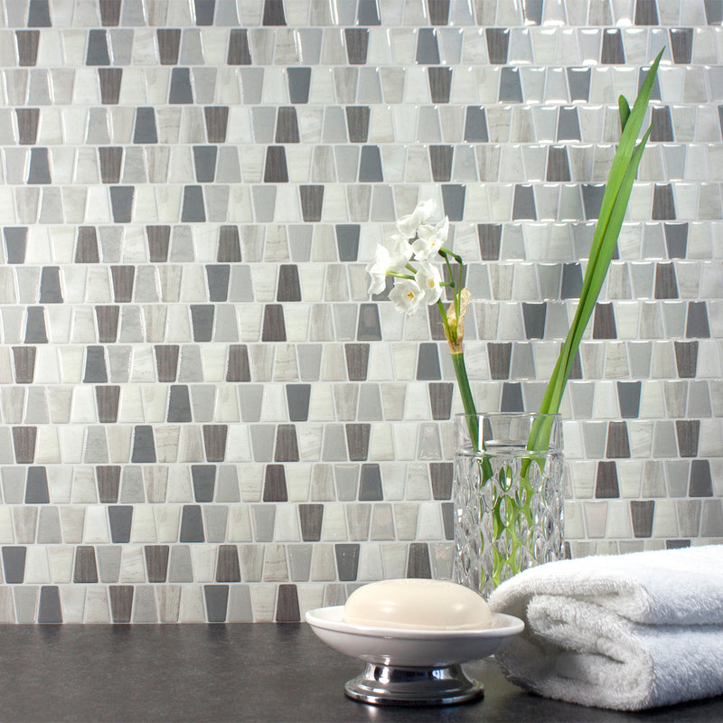 CAVALIS Stainless Steel peel and stick backsplash tile smart tiles for kitchen, bathroom, vr and fireplace