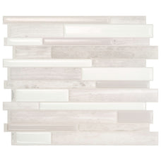MILANO Beige, White peel and stick backsplash tile smart tiles for kitchen, bathroom, vr and fireplace