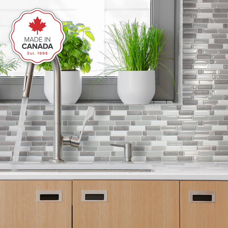peel and stick backsplash tile smart tiles for kitchen, bathroom, vr and fireplace