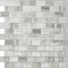 RAVENNA Grey peel and stick backsplash tile smart tiles for kitchen, bathroom, vr and fireplace