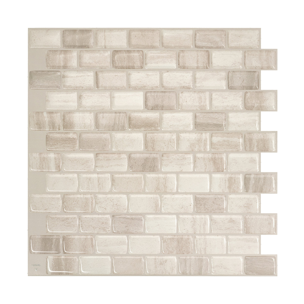 RAVENNA Beige peel and stick backsplash tile smart tiles for kitchen, bathroom, vr and fireplace