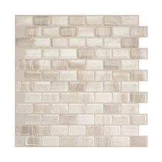 RAVENNA Beige peel and stick backsplash tile smart tiles for kitchen, bathroom, vr and fireplace