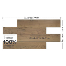 dimensions peel and stick backsplash tiles NORWAY Brown Smart Tiles