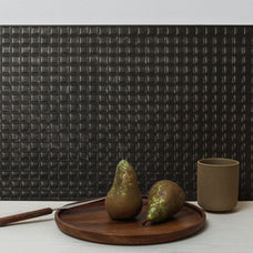 kitchen, bathroom peel and stick backsplash tiles MINIMO Black Smart Tiles