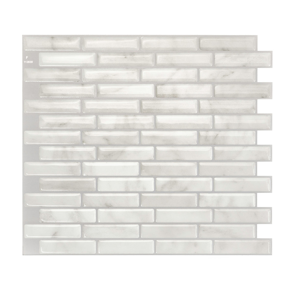 MILENZA Grey peel and stick backsplash tile smart tiles for kitchen, bathroom, vr and fireplace