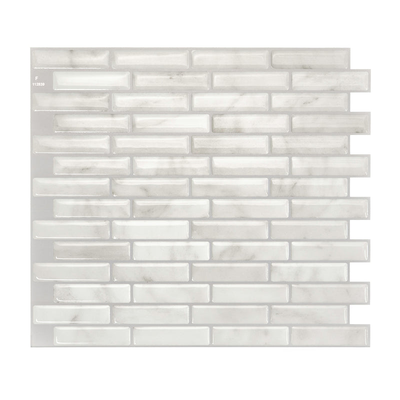MILENZA Grey peel and stick backsplash tile smart tiles for kitchen, bathroom, vr and fireplace