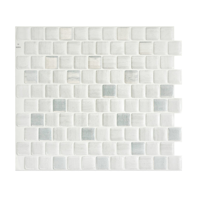BRIXIA Grey peel and stick backsplash tile smart tiles for kitchen, bathroom, vr and fireplace