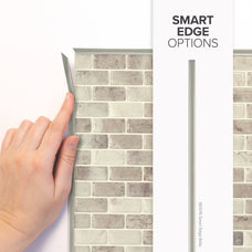 smart edge peel and stick backsplash tiles MANDOLIA Beige Smart Tiles