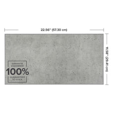 Dimensions peel and stick backsplash tiles BLOK Grey Smart Tiles