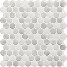 PENNY Grey peel and stick backsplash tile smart tiles for kitchen, bathroom, vr and fireplace