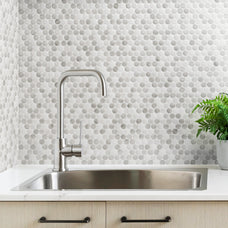 kitchen, bathroom peel and stick backsplash tiles PENNY Grey Smart Tiles