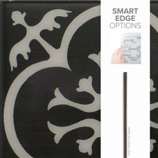 Smart Edgepeel and stick backsplash tile Vintage black Smart Tiles