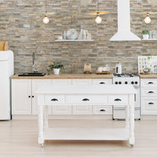 kitchen, bathroom peel and stick backsplash tiles PIETRA Beige Smart Tiles