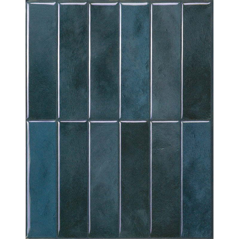 MOROCCO Blue peel and stick backsplash tile smart tiles for kitchen, bathroom, vr and fireplace