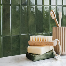 bathroom peel and stick backsplash tiles morocco sefrou green Smart Tiles