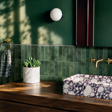 kitchen, bathroom peel and stick backsplash tiles MOROCCO Green Smart Tiles