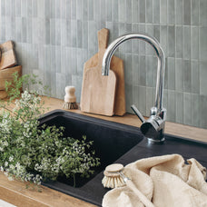 kitchen, bathroom peel and stick backsplash tiles MOROCCO Grey Smart Tiles