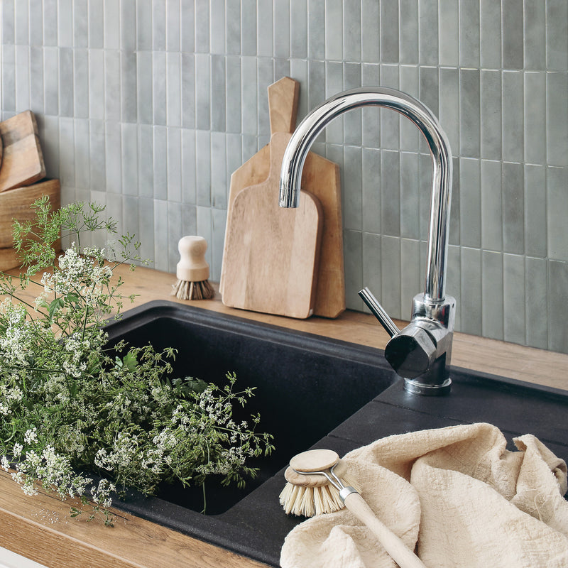 MOROCCO Grey peel and stick backsplash tile smart tiles for kitchen, bathroom, vr and fireplace