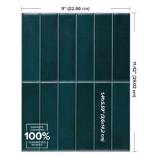 dimensions peel and stick backsplash tiles MOROCCO Blue Smart Tiles