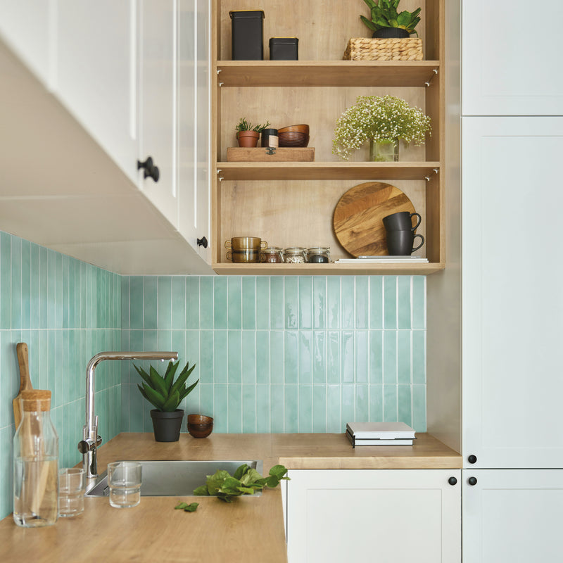 MOROCCO Blue peel and stick backsplash tile smart tiles for kitchen, bathroom, vr and fireplace