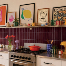 kitchen, bathroom peel and stick backsplash tiles MOROCCO Red Smart Tiles