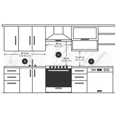 modern kitchen smart tiles wall panel White marble texture with gray veins waterproof