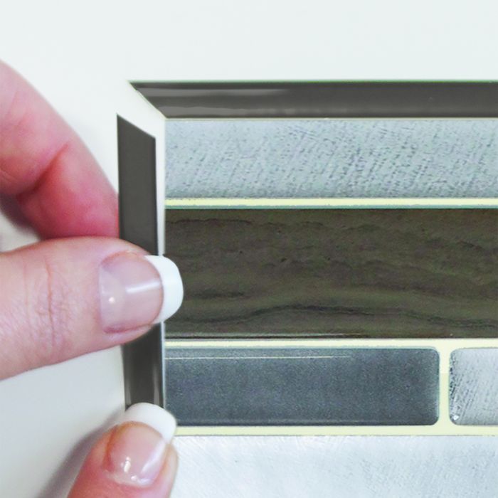 Smart Edge Peel & Stick Edge Backsplash Trim Smart Edge Peel & Stick Edge Backsplash Trim