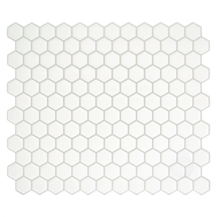 HEXA Black peel and stick backsplash tile smart tiles for kitchen, bathroom, vr and fireplace