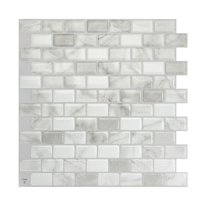 peel and stick backsplash tile smart tiles for kitchen, bathroom, vr and fireplace