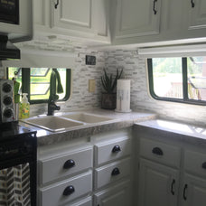 rv kitchen peel and stick backsplash tiles MURETTO Grey, White Smart Tiles