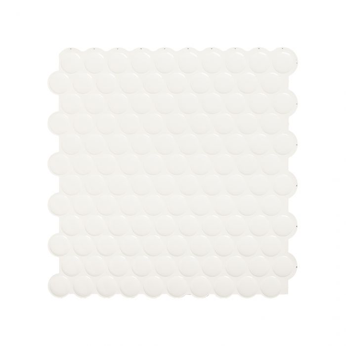 PENNY White peel and stick backsplash tile smart tiles for kitchen, bathroom, vr and fireplace