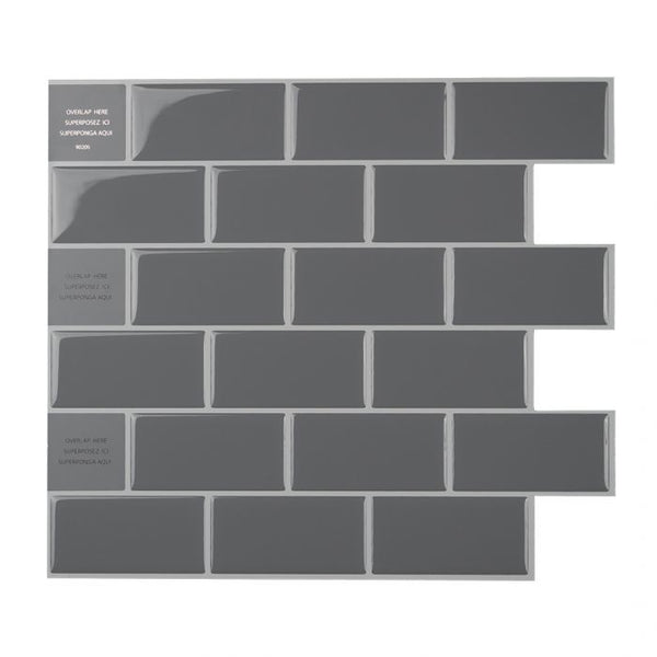 Peel and Stick Backsplash Tile - Subway Grigio | The Smart Tiles